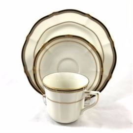 Noritake, Ivory China, "Gilded Age" Three Piece Setting