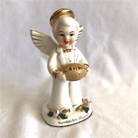 Vintage "November" Boy Angel Figurine
