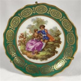 Antique-Limoges-Hand-Painted-Trinket-Dish