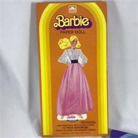 Vintage Barbie Paper Doll Collection, Four  boxes