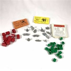 Vintage Monopoly Game Pieces