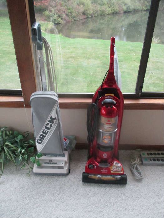 ORECK AND BISSELL VACUUM CLEANERS