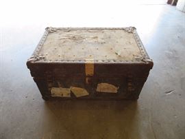 Antique Military Foot Locker