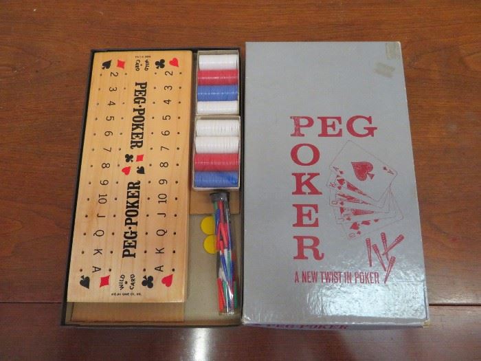 Vintage Peg Poker