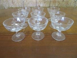 Vintage Dessert Goblets