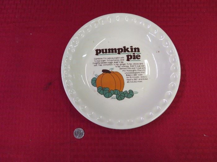 Pumpkin Pie Dish