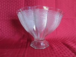 Vintage/Antique Hobnail Fan Vase