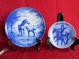 Vintage Kaiser & Porsgrund Mother's Day Plates