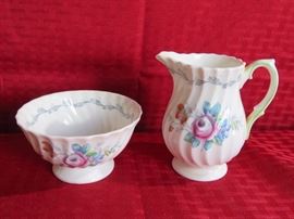 Vintage Royal Doulton Cream & Sugar Bowl