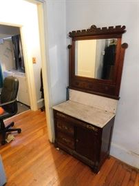 Eastlake Dresser with Marble top and Mirror