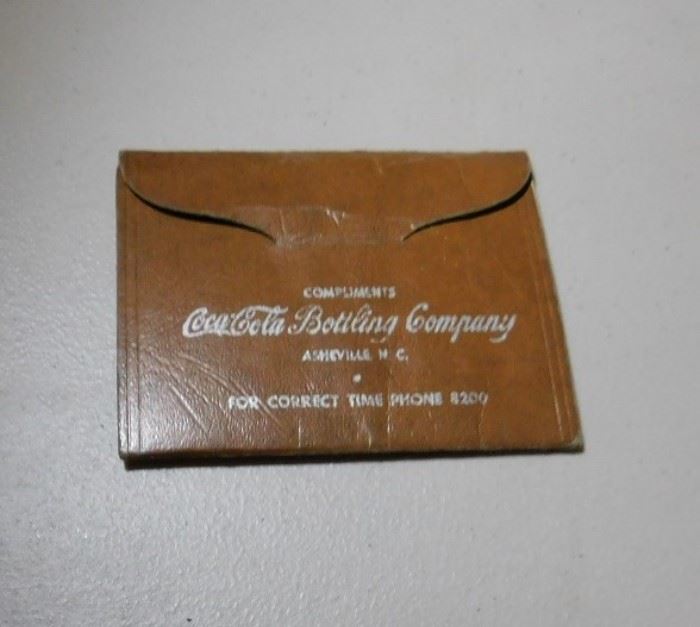 WWII War OPA Ration Tokens with Envelope.  Coca-Cola and Asheville, NC.  Rare!
