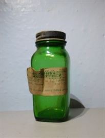 1952 Sally's Drugstore Medicine Bottle  Asheville, NC