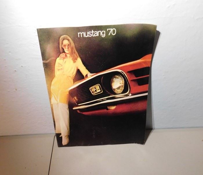 1970 Ford Mustang Advertising Booklet