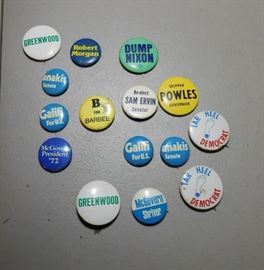 Set of Political Pins mostly NC