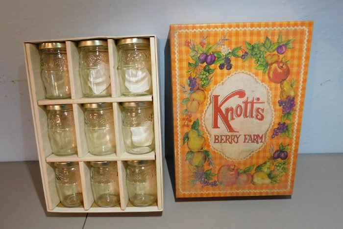 Knott's Berry Farm Jelly Jars and Lids