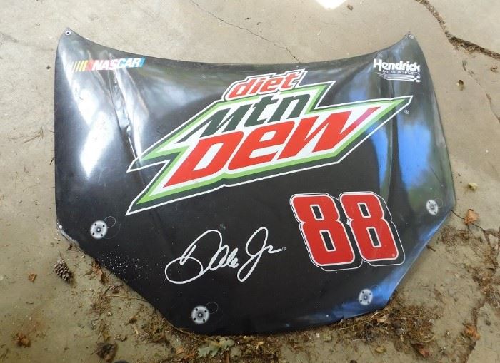 #88 Dale, Jr. Mtn Dew Advertising NASCAR Hood