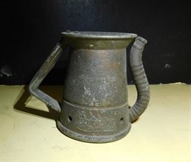 Cast Bronze Brookins Oil Can Shelf Sample.  Very Rare.