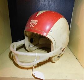 Vintage Pup League Football Helmet