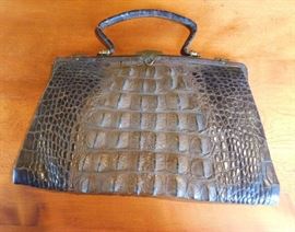 Vintage Alligator Skin Purse