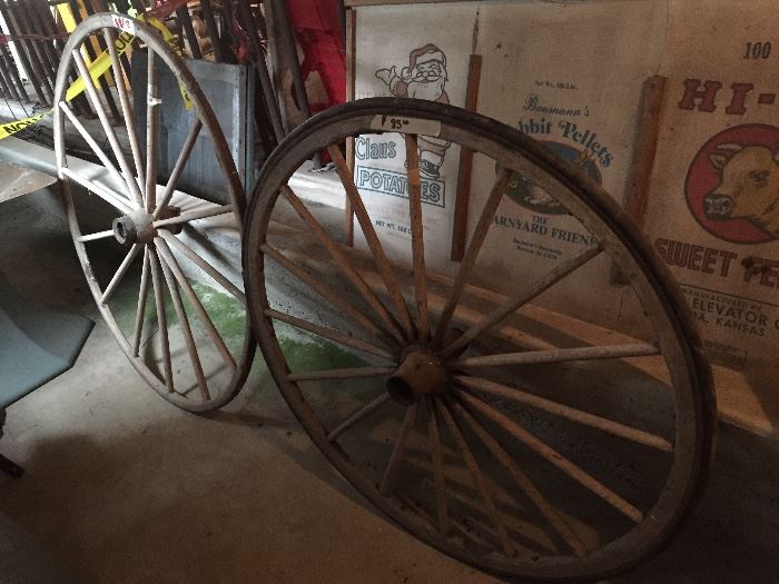 large wagon wheels