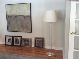 Acrylic/Lucite style floor lamp