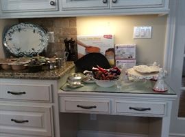 Linger in the kitchen for a great selection of cookware and serving pieces!!