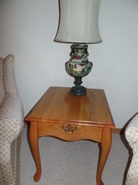 1 of 2 matching side tables