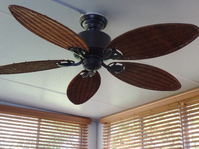 Wicker ceiling  fan