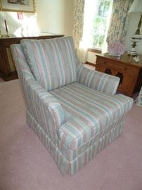 1 of 2 matching upholstered chair