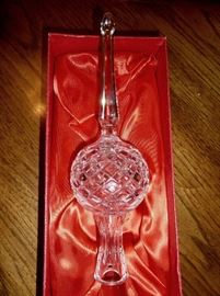 Waterford crystal tree topper