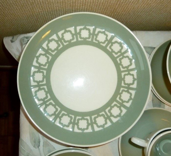 Dinnerware by Harkerware USA.  Service for 6, plus oval platter and serving bowls.