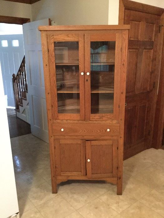 antique wooden cabinet 