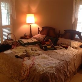  King size bed and bedroom suit 