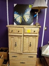 Nice medium size storage cabinet.