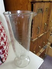 Antique pharmacy beaker!