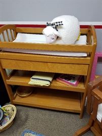 Baby changing table...nice and sturdy!