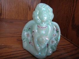 Fenton Angel and Kewpie Doll Lot