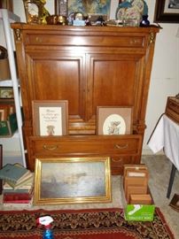 chest/armoire, wall decor