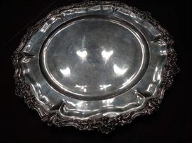 8 of these 11" sterling dinner plates/or chargers