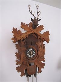 One of the cuckoo clocks