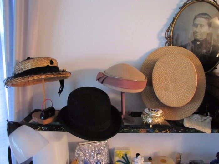 The jewelry table hats