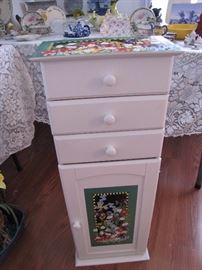 Small jewelry armoire