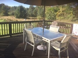 Patio Set with Umbrella