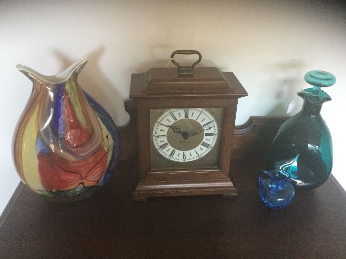 Art Glass and Clock