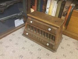 Antique Thread Cabinet Dispay