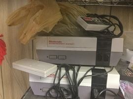 Vintage Nintendo Game Consoles