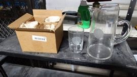 Pitcher & glass set- " Its 5-o-clock somewhere"