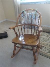 Old Maple Rocking Chair