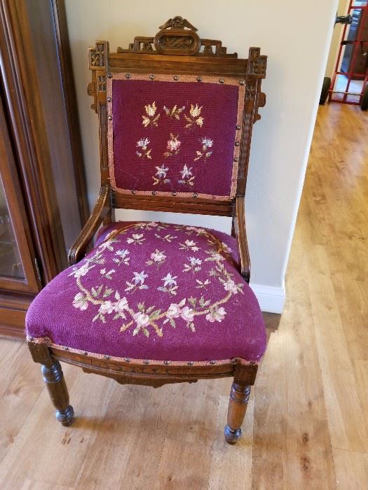 Carved antique chair, great condition