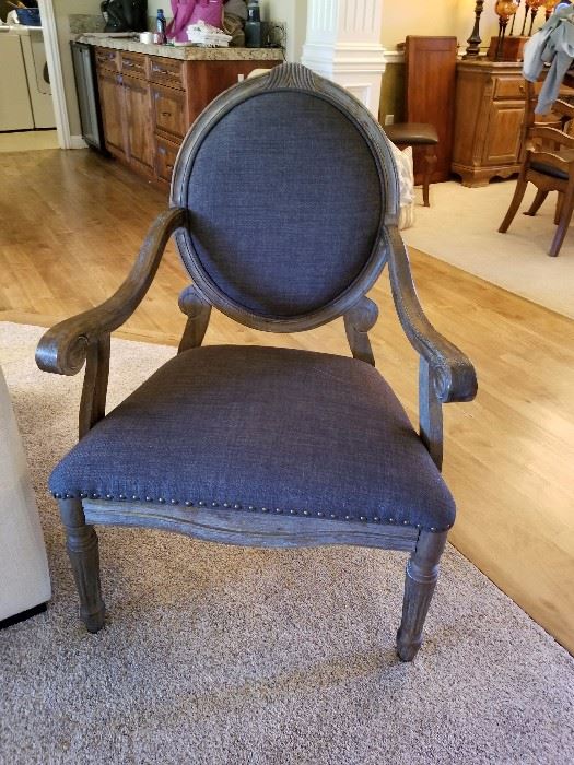 Pair of elegant side chairs